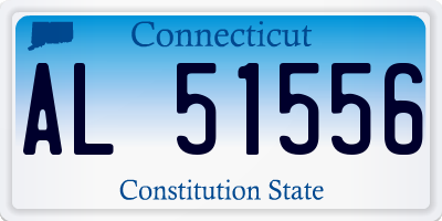 CT license plate AL51556