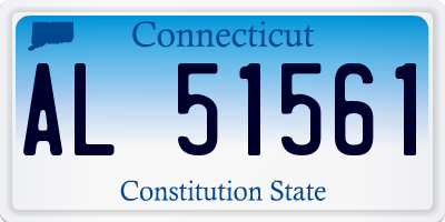 CT license plate AL51561