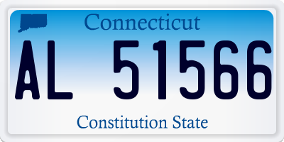 CT license plate AL51566