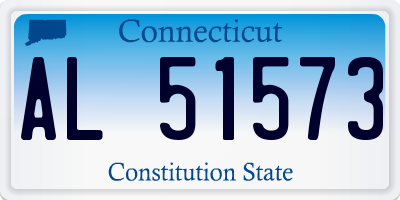 CT license plate AL51573