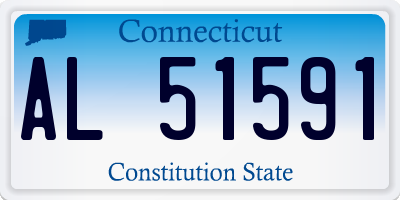 CT license plate AL51591