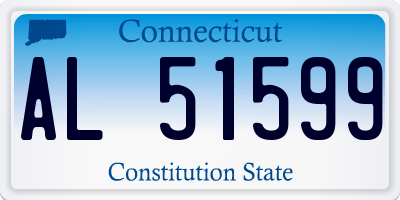 CT license plate AL51599