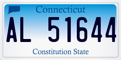 CT license plate AL51644