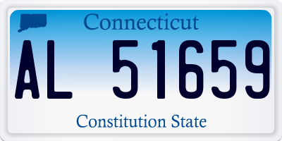 CT license plate AL51659