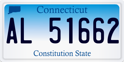 CT license plate AL51662