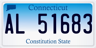 CT license plate AL51683