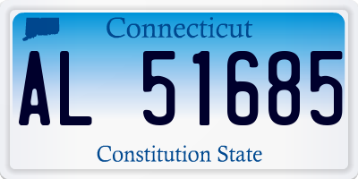 CT license plate AL51685