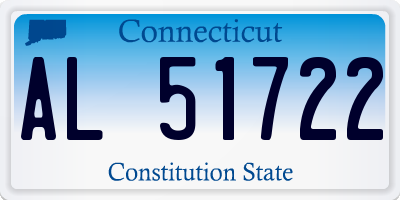 CT license plate AL51722
