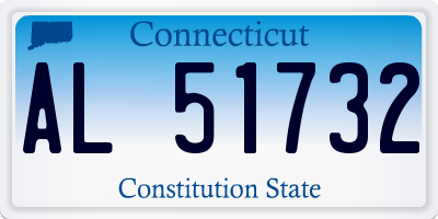 CT license plate AL51732