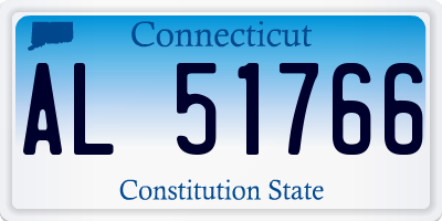 CT license plate AL51766