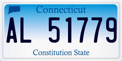CT license plate AL51779