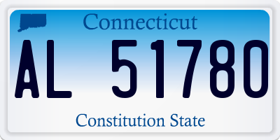 CT license plate AL51780
