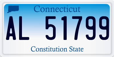 CT license plate AL51799