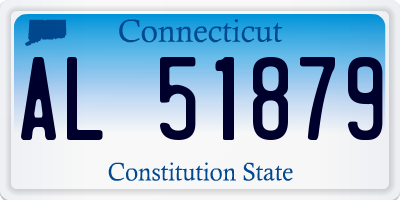 CT license plate AL51879