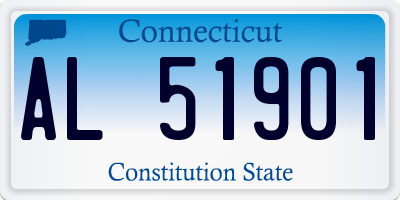 CT license plate AL51901