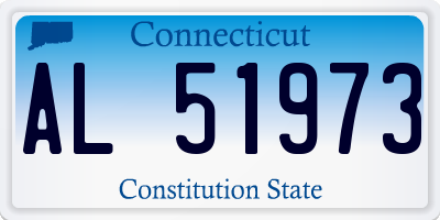 CT license plate AL51973