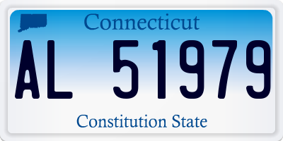 CT license plate AL51979