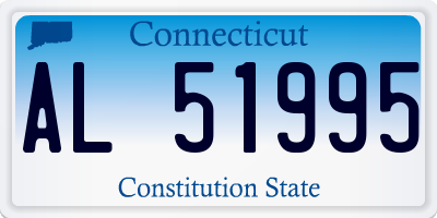 CT license plate AL51995