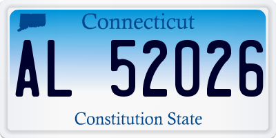 CT license plate AL52026