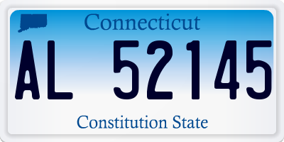 CT license plate AL52145