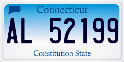 CT license plate AL52199