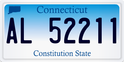 CT license plate AL52211