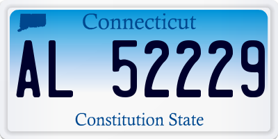 CT license plate AL52229