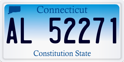 CT license plate AL52271