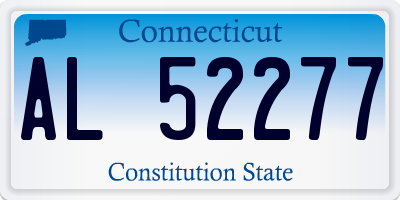 CT license plate AL52277