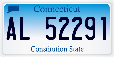 CT license plate AL52291