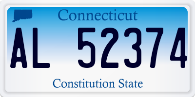 CT license plate AL52374