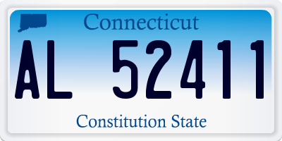 CT license plate AL52411
