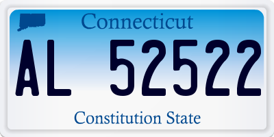 CT license plate AL52522