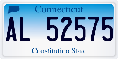 CT license plate AL52575