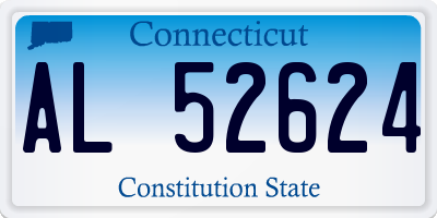 CT license plate AL52624