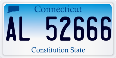 CT license plate AL52666