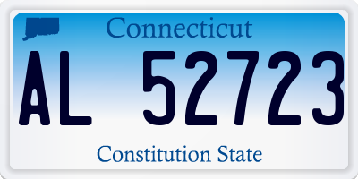 CT license plate AL52723