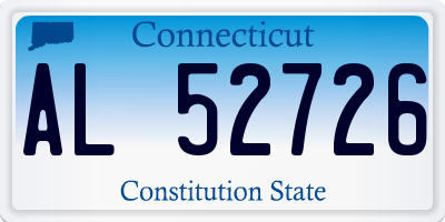 CT license plate AL52726