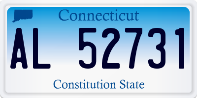 CT license plate AL52731