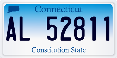 CT license plate AL52811