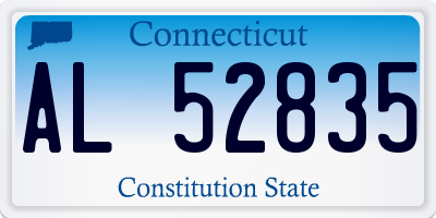 CT license plate AL52835