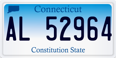 CT license plate AL52964