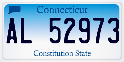 CT license plate AL52973
