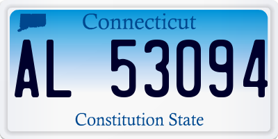 CT license plate AL53094