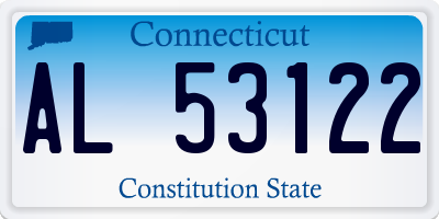 CT license plate AL53122
