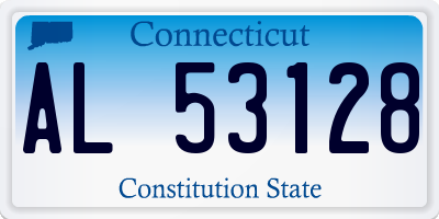 CT license plate AL53128