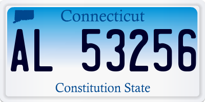CT license plate AL53256