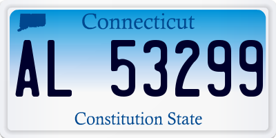 CT license plate AL53299