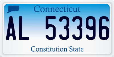 CT license plate AL53396