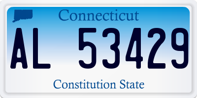 CT license plate AL53429